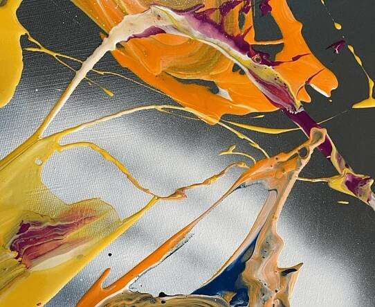 Abstraktní malba, která rozzáří každý interiér: Light on the waves - Arttyna | - Galerie TOGA