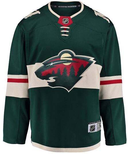 Minnesota Wild hokejový dres green Breakaway Away Jersey - FAN-store.cz