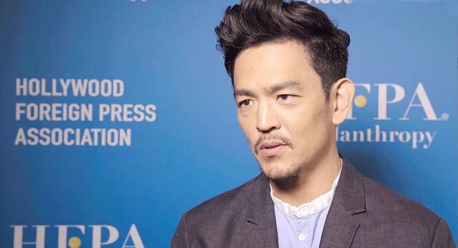 HFPA Grants Banquet 2018 Lounge: John Cho - Golden Globes