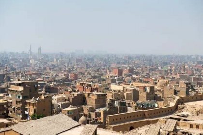 Káhira slumy — Stock fotografie