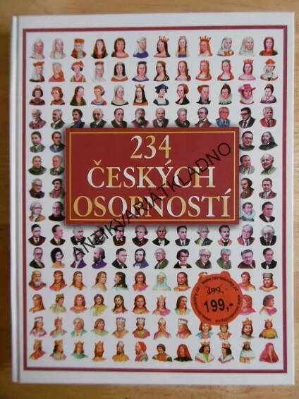 234 ČESKÝCH OSOBNOSTÍ, KAREL IV., MARIE TEREZIE, ŠKVORECKÝ, ČAPEK AJ., **an