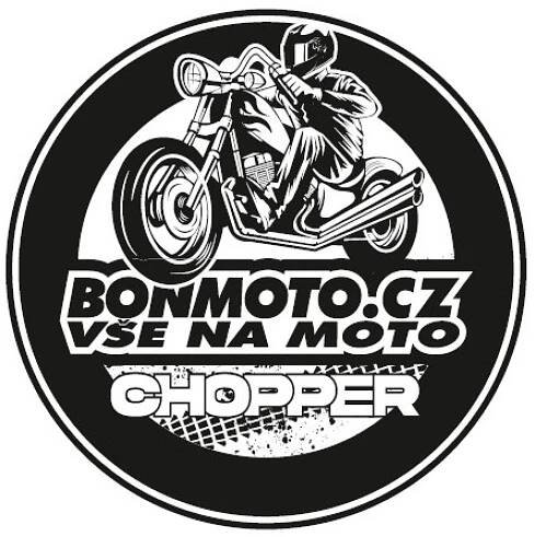 BONMOTO hrnek WOODSTOCK Chopper white/black | BONMOTO