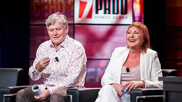 Miroslav a Jana Hanušovi v pořadu 7 pádů Honzy Dědka