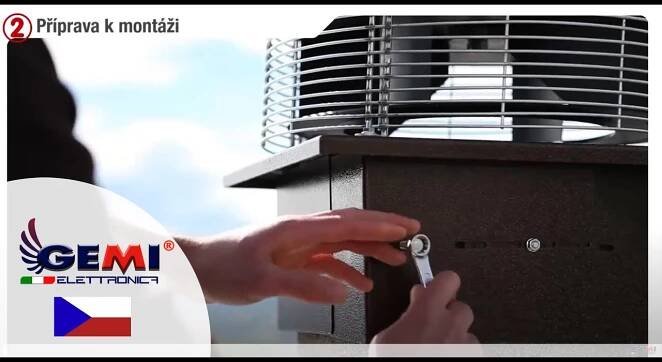 Komínový Ventilátor Střešní Radiální Na Tah Komína Pro Odtah Spalin - Montážní Videa Gemi