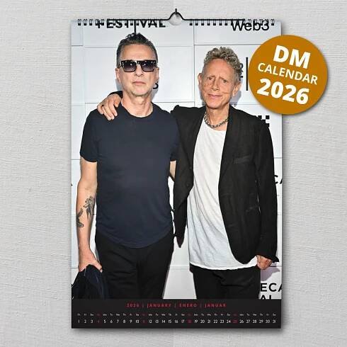 Nástěnný kalendář Depeche Mode 2026