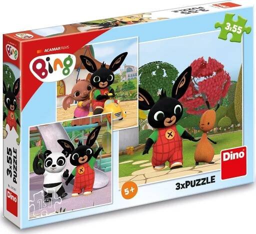 Dino Bing si hraje 3x 55 dílků