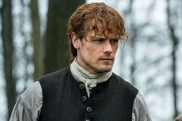 Sam Heughan on Outlander
