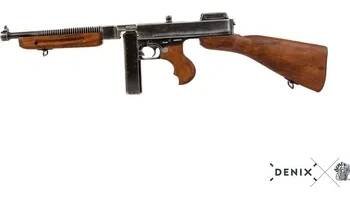 Denix Samopal Thompson M1928A1 - patina + Přívěsek na klíče DENIX