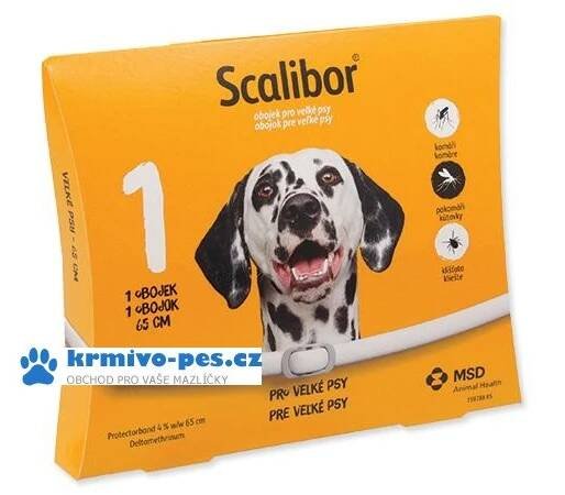Obojek antiparazitní Scalibor 65 cm