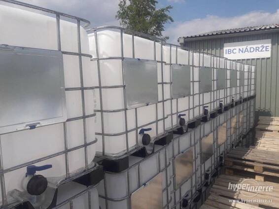 Nová IBC nádrž 1000l - pitná i dešťová voda, AKCE-SLEVA - foto 1