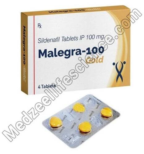 Malegra Gold 100Mg Tablet (Sildenafil)