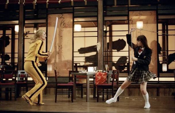 Kill Bill - Z filmu - Uma Thurman, Čiaki Kurijama