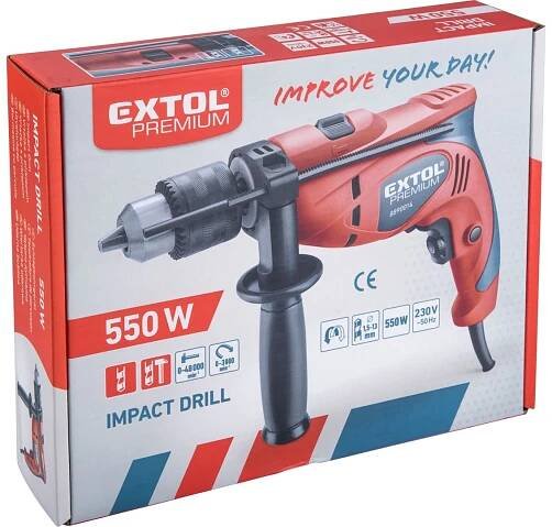 EXTOL vrtačka s příklepem, 500W (8890014) | Nářadí-Extol.cz - největší prodejce nářadí v ČR