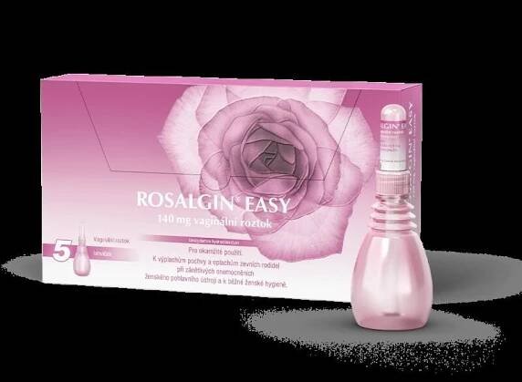ROSALGIN EASY VAG 140MG VAG SOL 5X140ML