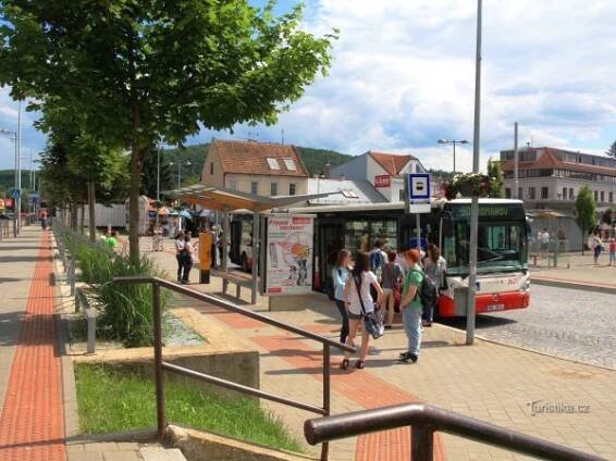 Brno-Bystrc - dopravní terminál