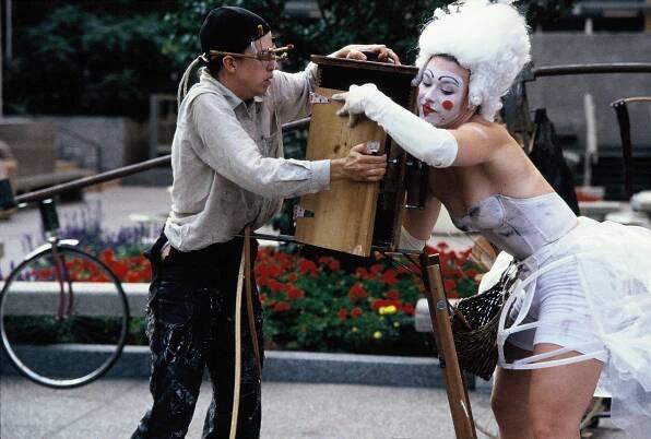 The Eye in the Door by Charles Campbell and Steve Epley, August 1999 - photos street performers