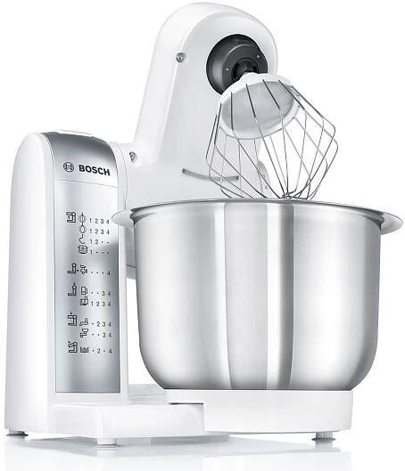 Bosch MUM4880, Biela, 1 L, 1,2 m, 600 W, 265 mm, 305 mm Náhľad obrázku produktu 4