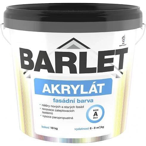 Barlet akrylát fasádní barva 10kg 1112