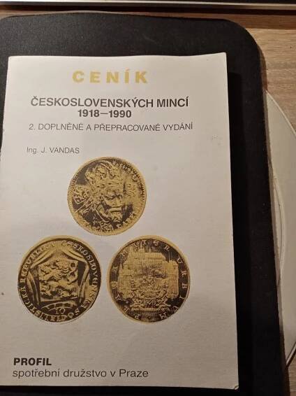 Ceník československých mincí 1918 - 1990.