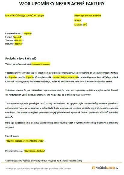 Víte jak postupovat při vymáhání pohledávek? - PojištěnáFaktura.cz