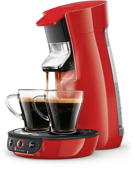 Kávovar na kapsle Philips HD6563/80 Senseo VivaCafe červená barva | ab-com.cz