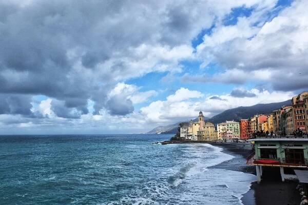 Camogli, Ligurie, Recco, Itálie, Janov