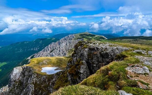 Schneeberg - přechod hor