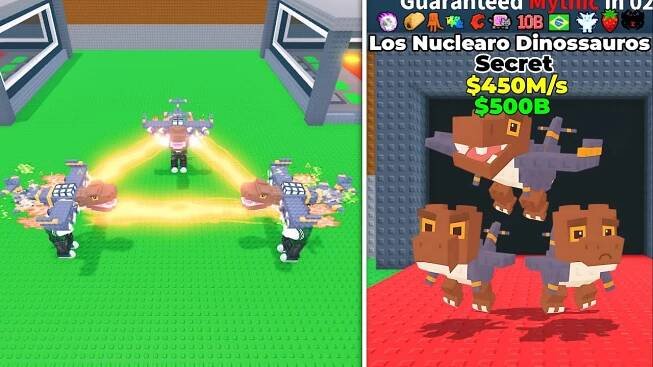 ROBLOX Steal a Brainrot FUNNY MOMENTS - NUCLEARO DINOSSAURO RITUAL (MEMES)