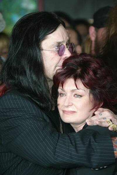 Ozzy and Sharon Osbourne at the ceremony in which his former guitarist, Randy Rhoads, was honored and inducted into the Hollywood Rockwalk on March 18, 2004, in Hollywood, California. | Source: Getty Images