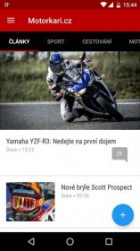 Mobilní aplikace | Motorkáři.cz
