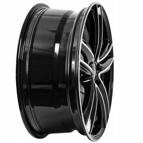 Alu kola RC-DESIGN RC27 černé-leštěné čelo 8x18" 5x110 ET33 65,1 | Bezva-Pneu.cz