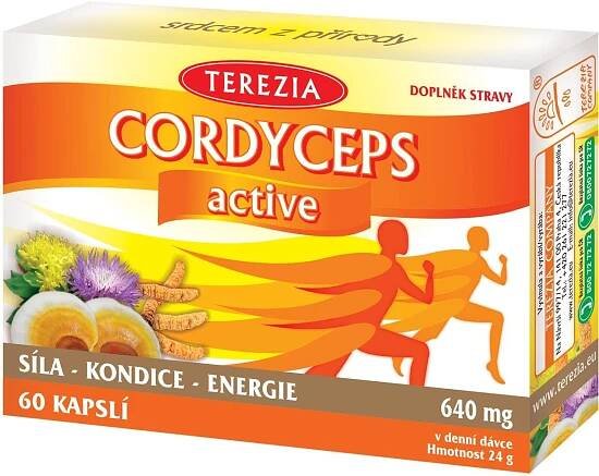 TEREZIA CORDYCEPS active 1×60 cps, výživový doplnok
