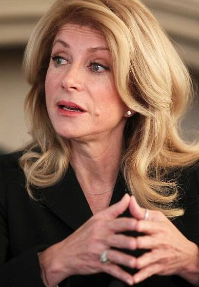 Wendy Davis in Deep Thought Wallpaper