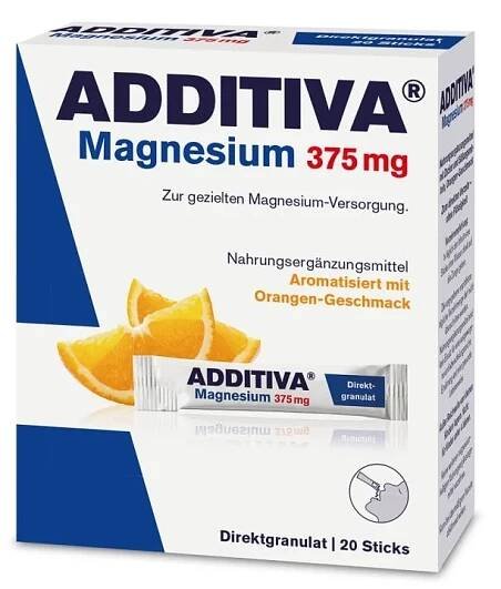 Dr. Scheffler Additiva Magnesium Direct pomeranč 375 mg 20 sáčků od 123 Kč