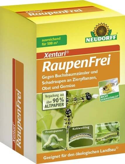 Insekticid Neudorff Xentari – biologický přípravek na ochranu rostlin 25 g