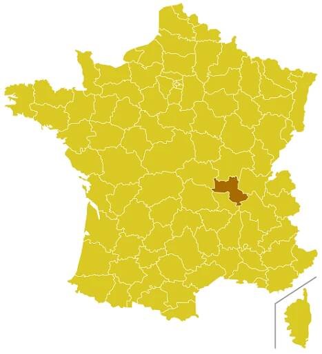 Arcidiecéze lyonská na mapě