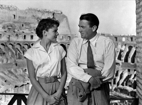 Prázdniny v Římě - Z filmu - Audrey Hepburn, Gregory Peck