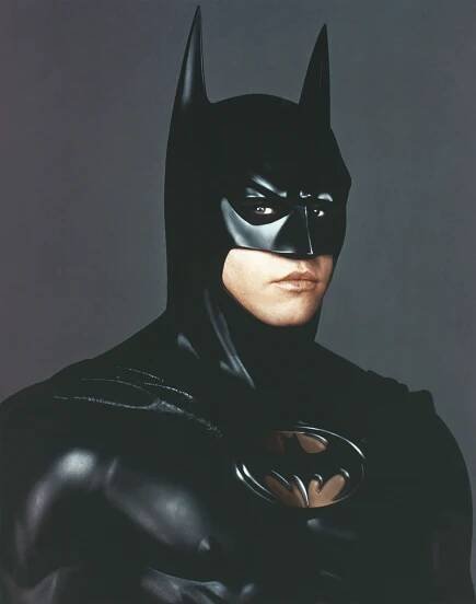 Val Kilmer was later tasked with becoming the vigilante superhero "Batman" in the 1995 movie "Batman Forever."