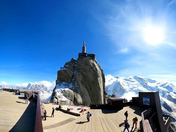 Terrasse Aiguille du Midi