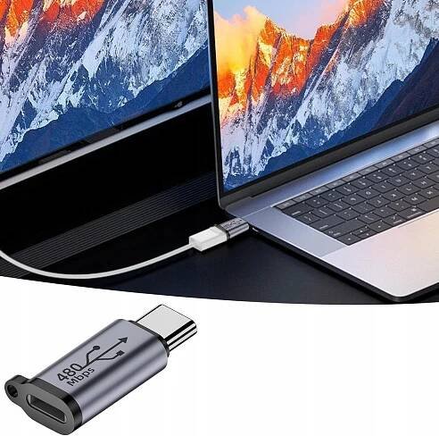 ADAPTÉR ADAPTÉRU KABELU PRO IPHONE IPAD LIGHTNING NA USB-C 480 MBPS 18 W V8 Konstrukce oplet