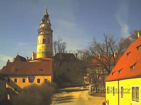 Webkamera - Český Krumlov, 1 zámecké nádvoří