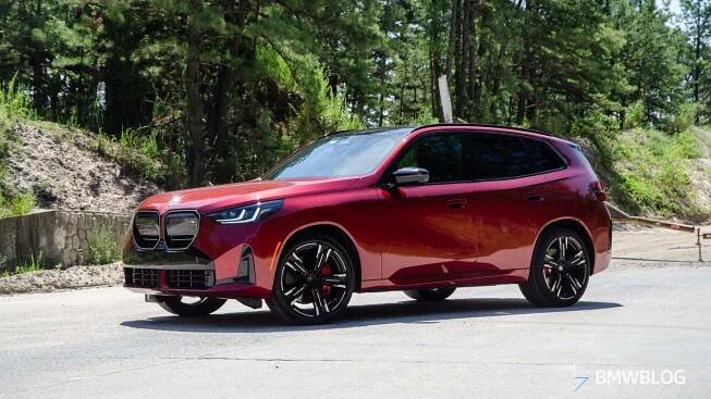 2025 BMW X3 M50 FIRE RED REVIEW 03