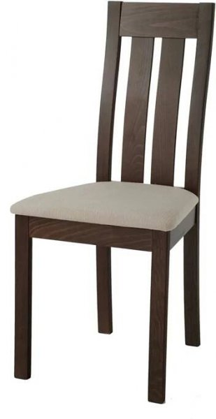 Nábytek | Autronic dřevěná židle BC-2602 WAL | Koberce, nábytek, záclony, ochranné rohy, hodiny |Decohome|