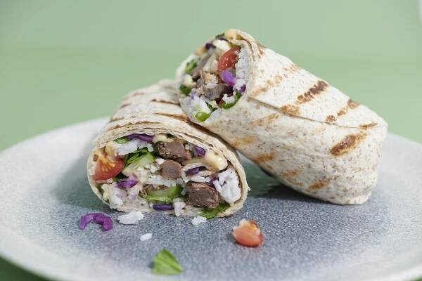 Hot Grilled Beef Wrap