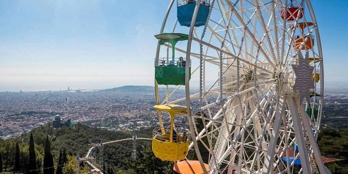 Barcelona: Vstupenka do zábavního parku Tibidabo