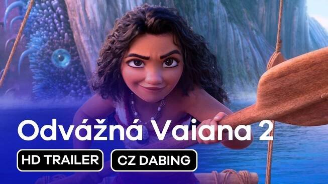 Video: Odvážná Vaiana 2: teaser trailer, český dabing