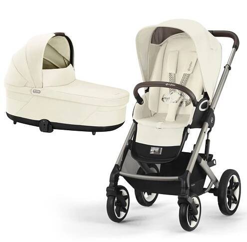 Cybex Talos 2023 sada Lux 2v1 Talos S Lux + Cot S Lux Seashell Beige