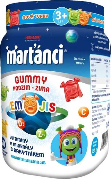 Marťánci Walmark Gummy PODZIM-ZIMA 50 tablet