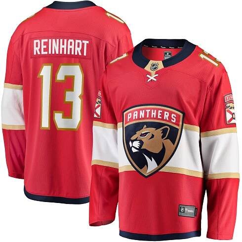 Men's Florida Panthers Seth Jones Fanatics Red Home Breakaway Jersey