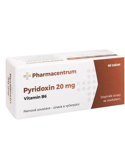 Pharmacentrum Pyridoxin 20 mg 60 tablet